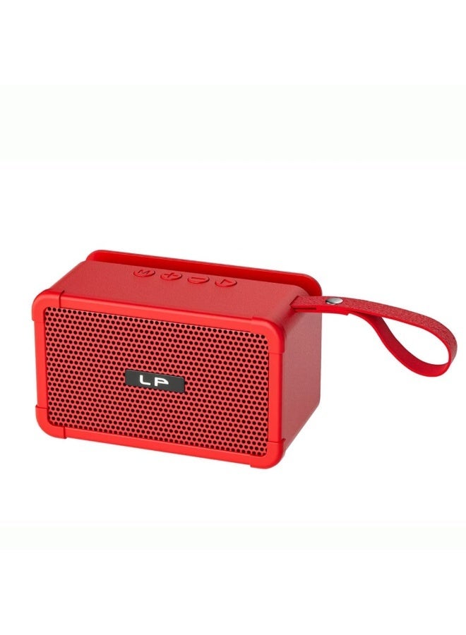 ال بي مكبر الصوت المحمول من الذي يجمع بين التصميم العصري الجذاب والتقنيات الصوتية المتقدمة. رفيقك المثالي في كل مكان  لون احمر - Image 2