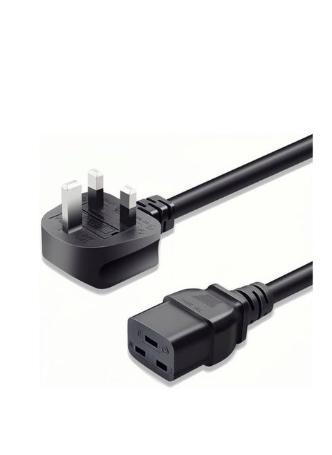 كابل الطاقة C19 قابس التيار الكهربائي في المملكة المتحدة إلى سلك تمديد IEC 320 C19 بطول 3 أمتار