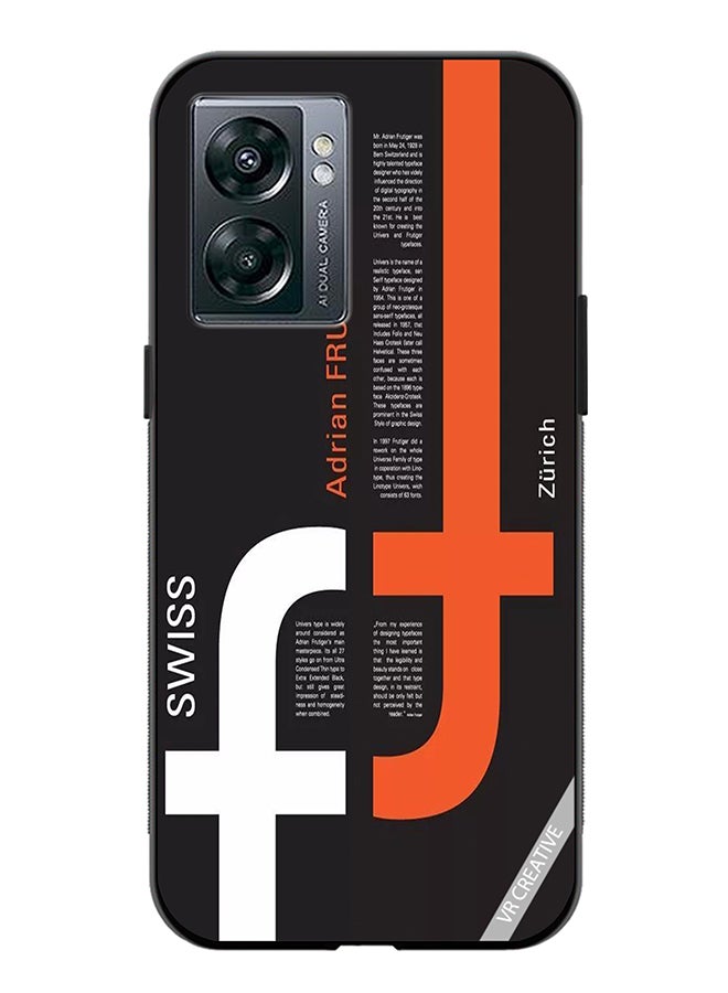 VR CREATIVE Protective Case Cover For Oppo A57 5G Swiss Zurich Design Multicolour - Image 1