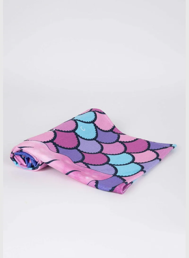 ديفاكتو Mermaid Print Beach Towel