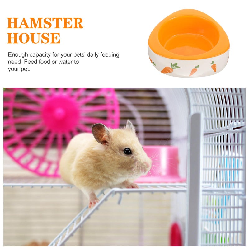 Ceramic Anti Tip Small Animal Food Bowl And Water Dish For Hamsters Guinea Pigs Rabbits - Image 5