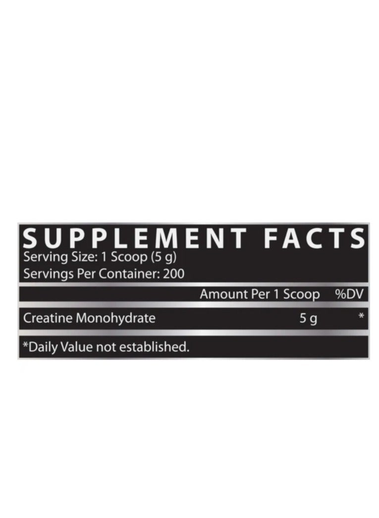 Nutrex Research Creatine Monohydrate Pure Micronized Strength & Performance Powder Unflavored 2.2 Lbs 1000g