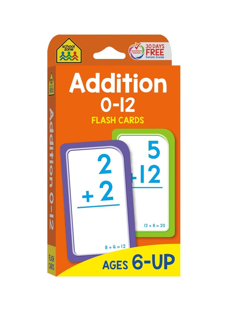 سكول زون إضافة 0 - 12 بطاقة فلاش