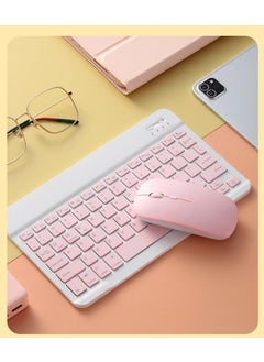 Apera Gn-62 Wireless Bluetooth Keyboard Mouse Set Ultra Thin Portable English Q Keyboard  - Image 1