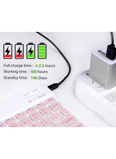 Apera Gn-62 Wireless Bluetooth Keyboard Mouse Set Ultra Thin Portable English Q Keyboard  - Image 4