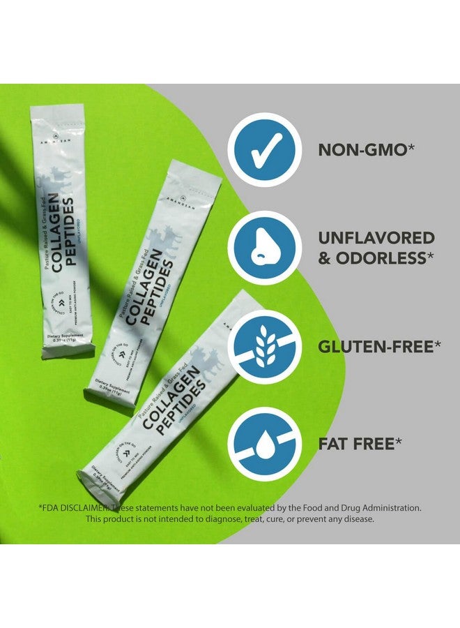 أماندين أكياس مسحوق ببتيدات الكولاجين من AMANDEAN | 30 عبوة فردية | بروتين الكولاجين المائي المتحلل من الأبقار المغذاة على العشب | بدون نكهة، سهل الخلط | مناسب للسفر | يعزز صحة الأمعاء والبشرة والشعر والأظافر. - Image 2