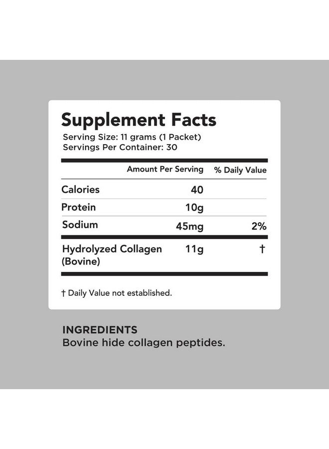 أماندين أكياس مسحوق ببتيدات الكولاجين من AMANDEAN | 30 عبوة فردية | بروتين الكولاجين المائي المتحلل من الأبقار المغذاة على العشب | بدون نكهة، سهل الخلط | مناسب للسفر | يعزز صحة الأمعاء والبشرة والشعر والأظافر. - Image 3