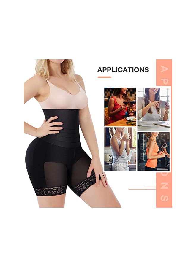 PROMASS Waist Trainer For Women Lower Belly Fat,Waist Wrap,Non-Slip Waist Trainer For Women Plus Size(Black) - Image 5