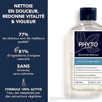 Phyto شامبو فيتو فيتوسياني للرجال المنعش 250 مل - Image 2
