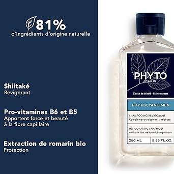 Phyto شامبو فيتو فيتوسياني للرجال المنعش 250 مل - Image 3