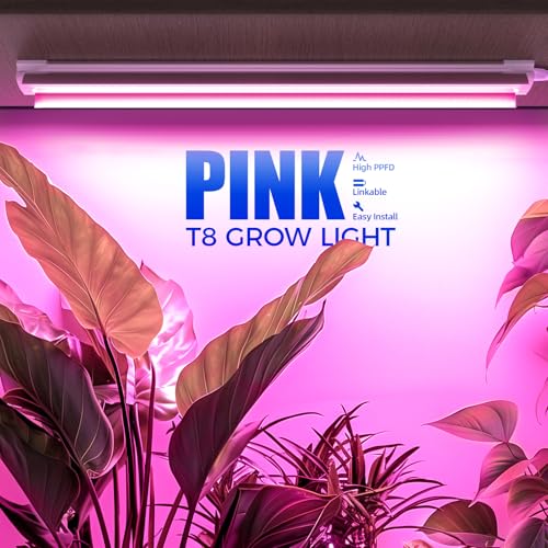 Barrina LED Grow Light, 144W(6 x 24W, 800W Equivalent), 2ft T8, Full Spectrum, High Output, Linkable Design, T8 Integrated Bulb+Fixture, Plant Lights for Indoor Plants, 6-Pack - Image 2