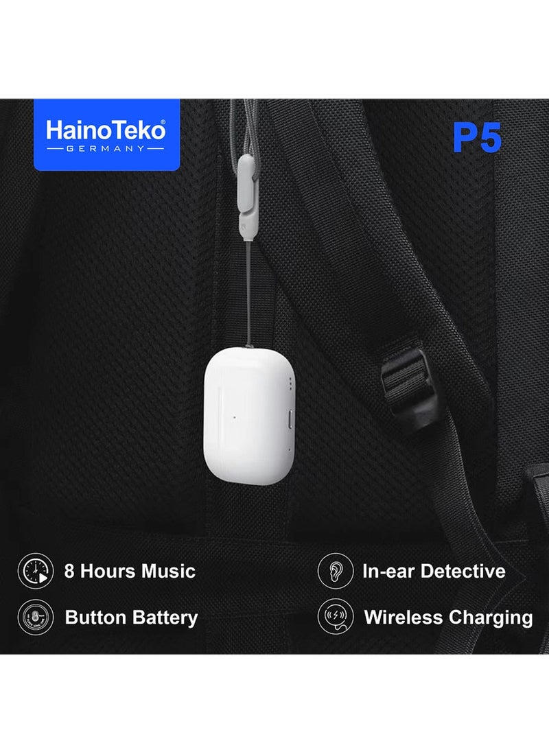 Haino Teko - Haino Teko P5 Bluetooth Earbuds With Mic Compatible With iPhone 11 - Image 1