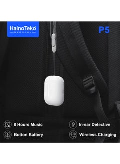 Haino Teko Haino Teko P5 Bluetooth Earbuds With Mic Compatible With iPhone 11  - Image 4