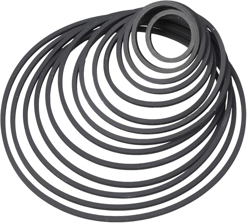 Square Rubber Drive Belt 19mm 100mm Folded Size 48mm High Elasticity for Turntable Tape Recorder - Image 4