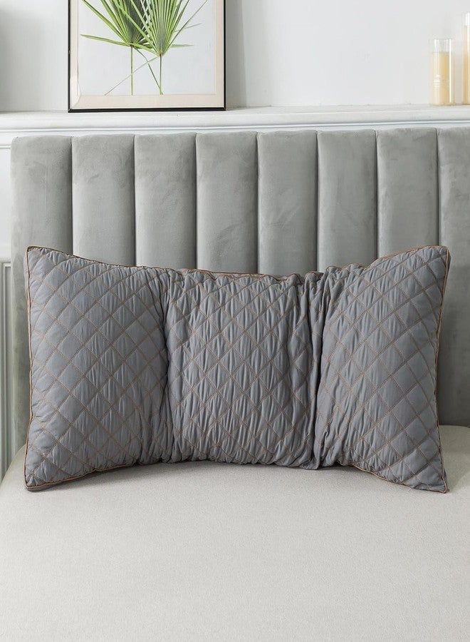 WhatsBedding وسادة واتس بيدينج للجسم من إسفنج الذاكرة للبالغين، وسادة طويلة للنوم، وسادة لكامل الجسم للسرير - رمادي داكن، 20 × 54 بوصة - Image 5
