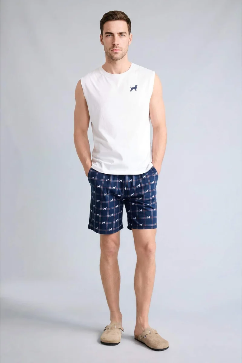 Boxy Fit Tank Top Swim Shorts 2 Piece Set