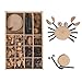 Candywood Wooden Unfinished Craft Kits ToyUnfinished Natural Wood Slices Loose Part PlayDIY Wood Slices Kit for Toddler 3 UN_M - Image 2