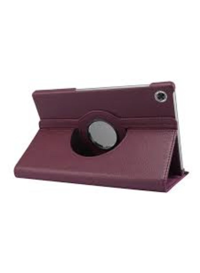 Galaxy Tab A9 Case - 360° Rotatable Tablet Cover for Samsung Galaxy Tab A9 8.7 Inch (2023, SM-X200/SM-X205/SM-X207) - PU Leather Protective Cover with Auto Wake/Sleep - Purple - Image 3