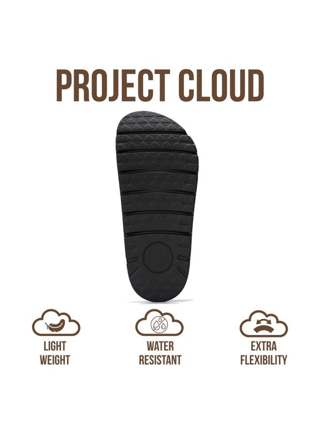 Project Cloud 100% Genuine Leather Platform Clogs for Women Footwear - Memory Foam Arch Support Cork Footbed Casual Shoes & Mules for Women 2025 (Benton Chunky), Black Leather Mono, 8 - Image 5