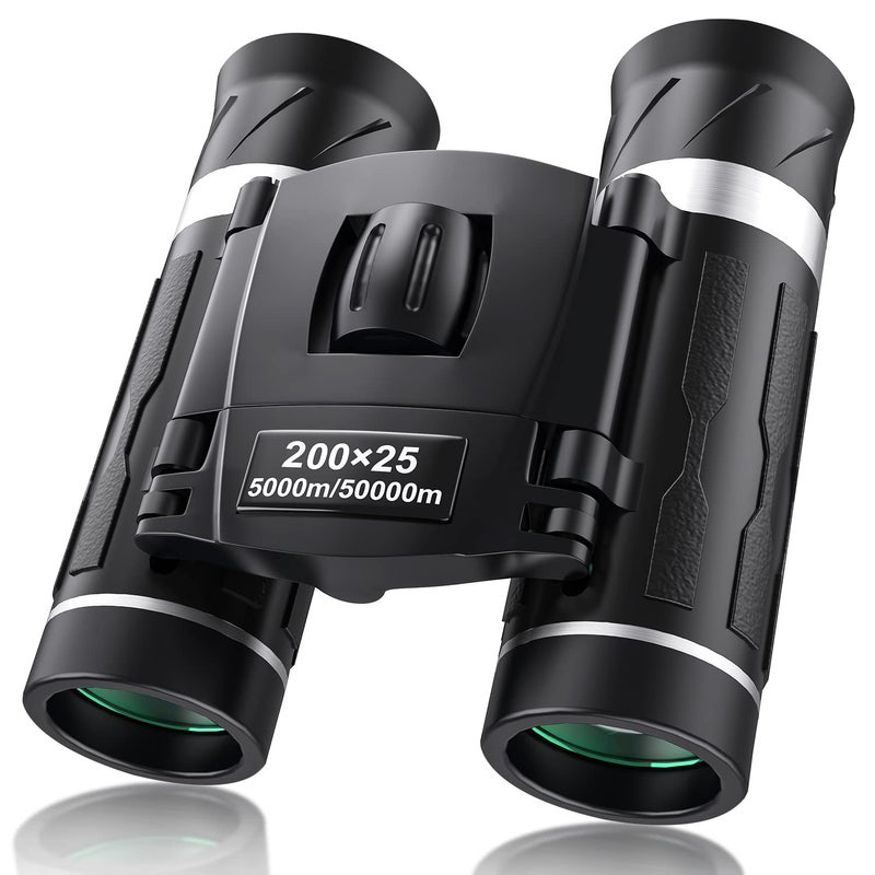 Flyant 200x25 Compact Binoculars for Adults and Kids, High Powered Mini Pocket Binoculars, Waterproof Small Binoculars for Bird Watching, Hunting, Concert, Theater, Opera, Traveling, Sightseeing - Image 1