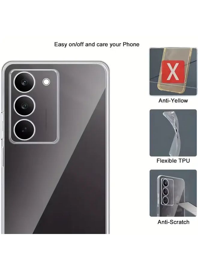 غطاء هاتف TPU شفاف مقاوم للصدمات بسمك 2 مم محسّن لحماية هاتف Xiaomi Redmi 15 4G - Image 2