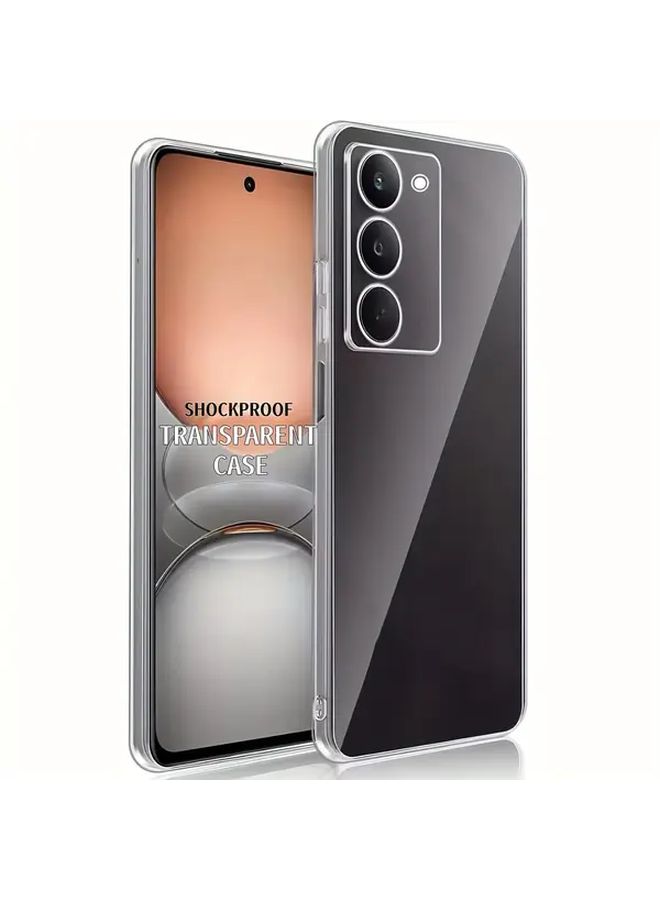 غطاء هاتف TPU شفاف مقاوم للصدمات بسمك 2 مم محسّن لحماية هاتف Xiaomi Redmi 15 4G - Image 1