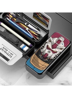 Anime Mobile Suit Gundam Multifunctional Pencil Case for Elementary and Middle School Students