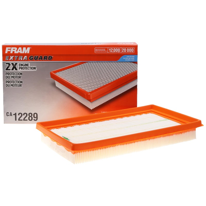 FRAM Extra Guard Flexible Panel Engine Air Filter Replacement, Easy Install w/Advanced Engine Protection and Optimal Performance, CA12289 for Select Lexus, Subaru and Toyota Vehicles - Image 1
