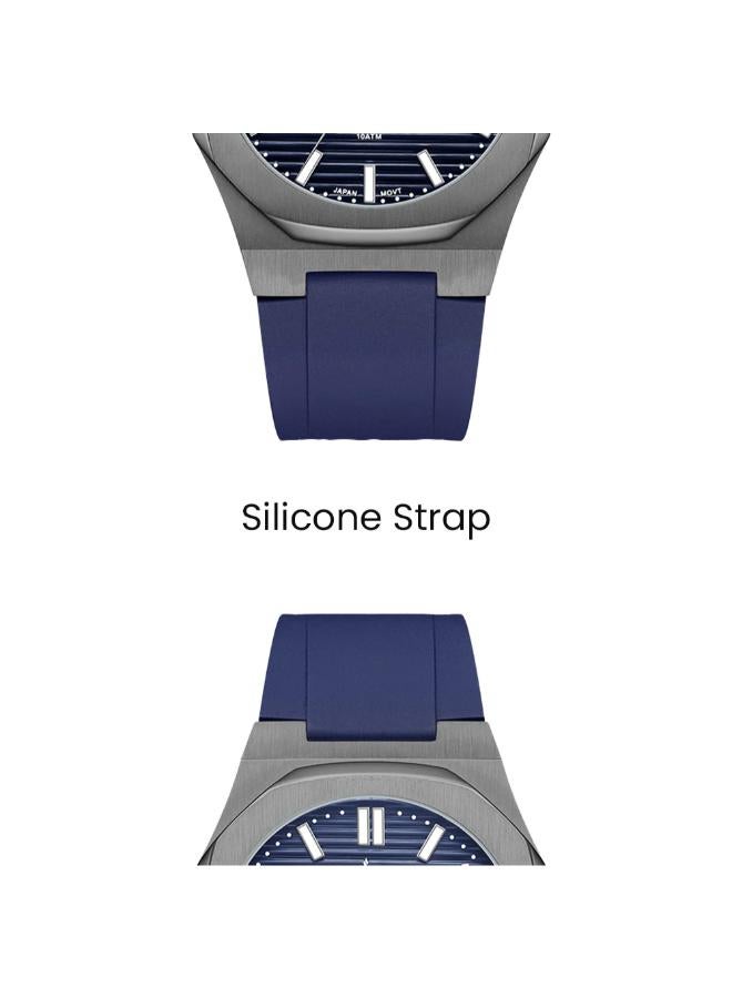 TORNADO Men's Silicone Analog Watch T22002-XSNN - 40 mm - Image 5