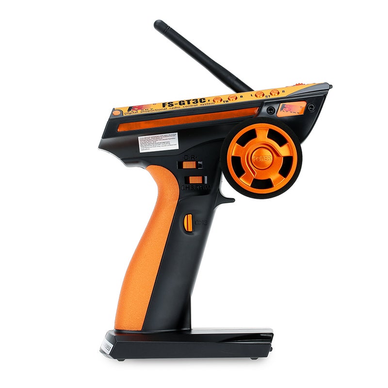 Flysky FS-GT3C 2.4Ghz 3CH Remote Controller LCD Transmitter w/ FS-GR3E Receiver for RC Car Boat - Image 1