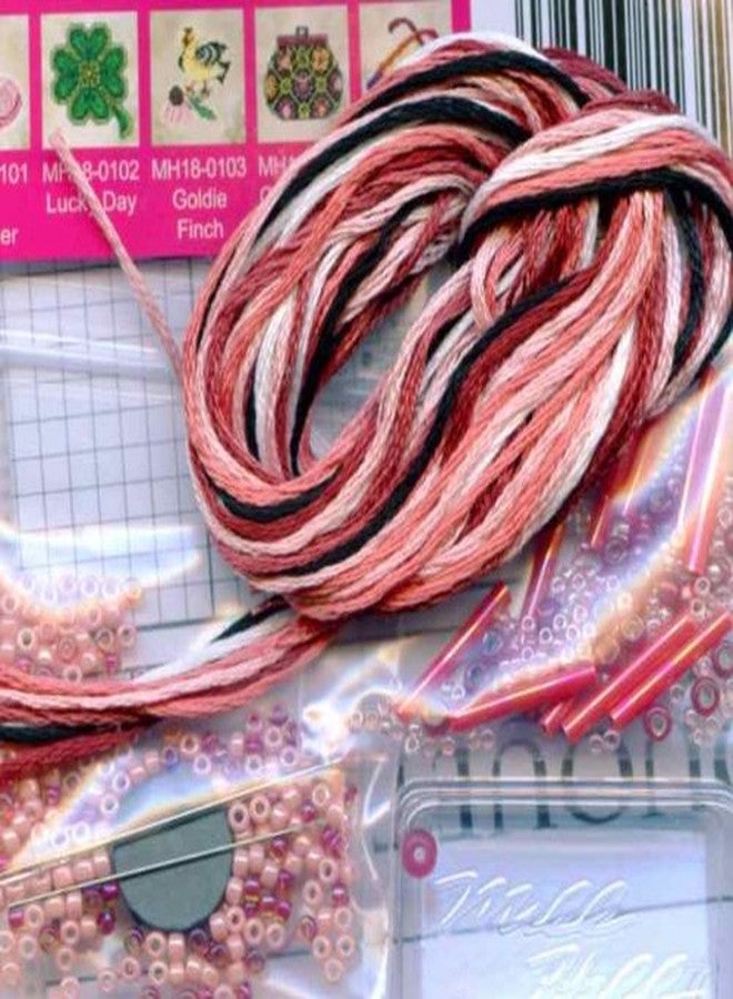 Mill Hill Flamingo Beaded Counted Cross Stitch Ornament Kit Mill Hill 2010 Spring Bouquet MH180105 - Image 3