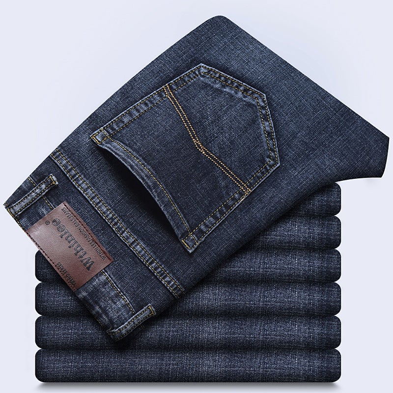 Unisex Casual Daily Denim Jeans - Image 1