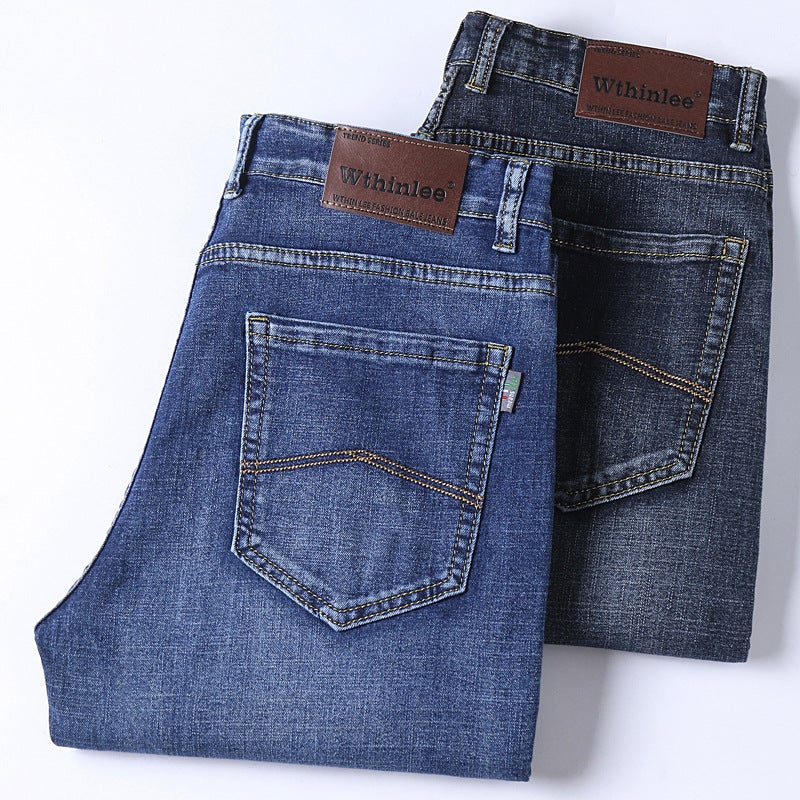 Unisex Casual Daily Denim Jeans - Image 2