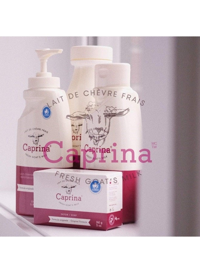 Caprina by Canus Amazing Body Wash With Fresh Canadian Goat Milk Gentle Soap Moisturizing Vitamin A, B2, B3 & More, Original, 16.9 Fl Oz - Image 2
