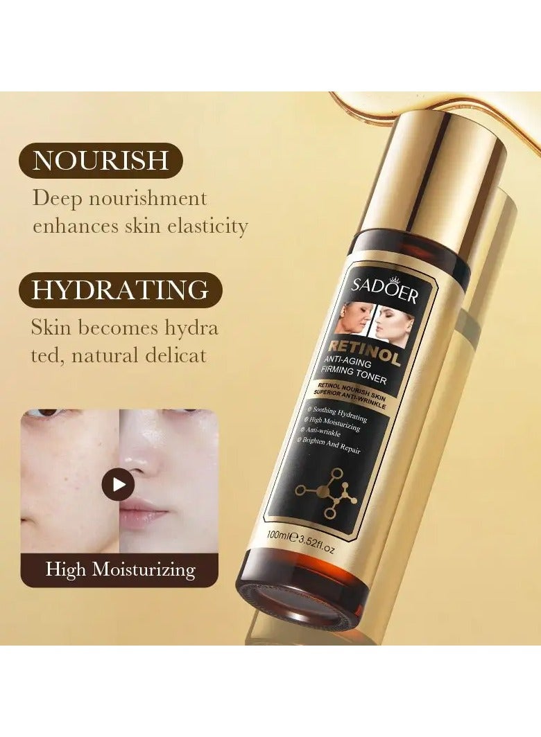 SADOER Retinol Toner Anti-Aging Whitening Moisturizing Repair Anti-Wrinkle 100ml - Image 2