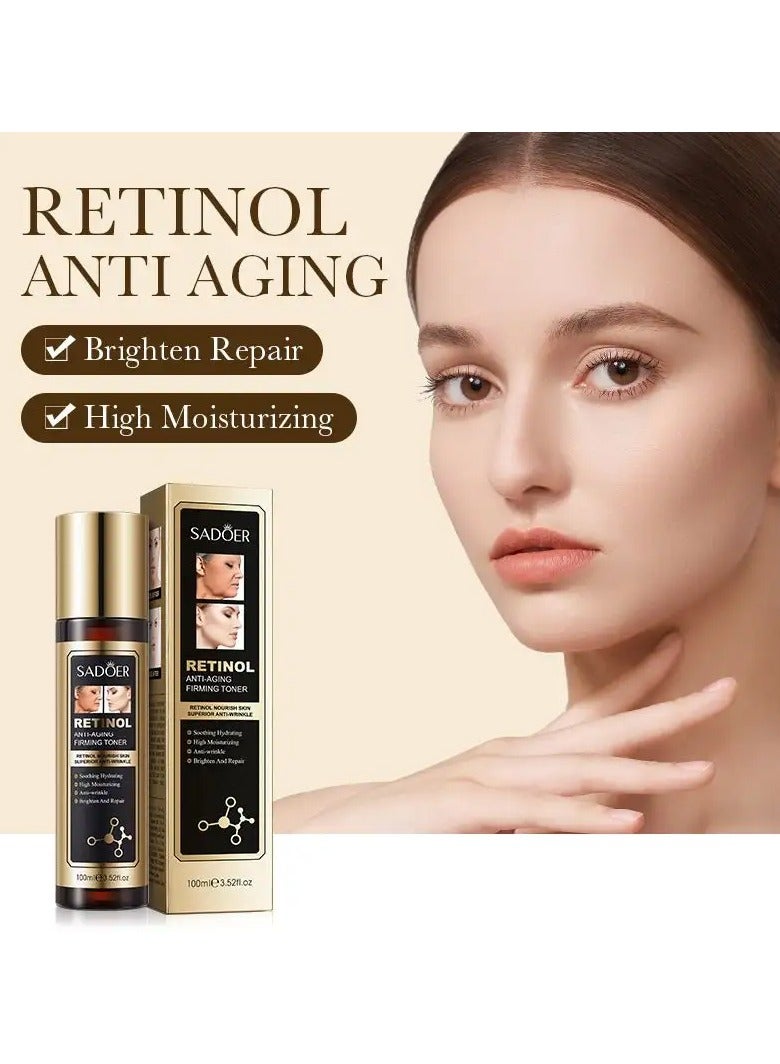 SADOER Retinol Toner Anti-Aging Whitening Moisturizing Repair Anti-Wrinkle 100ml - Image 4