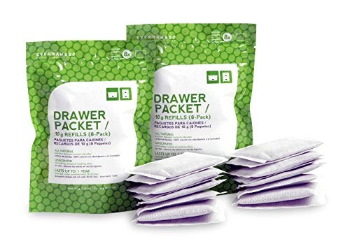 Ever Bamboo Drawer Deodorizer & Dehumidifier - Natural Bamboo Charcoal Odor Absorber, 8 x 10g. Twin pack - Image 5