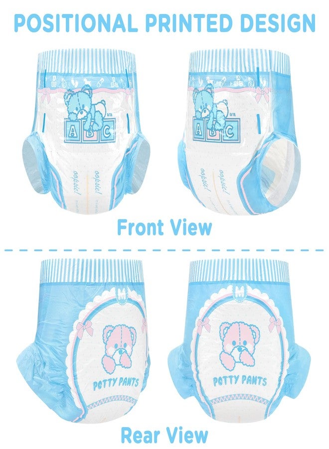 Littleforbig Adult Printed Diaper 10 Pieces - Potty Pants (Medium 28"-38") - Image 2