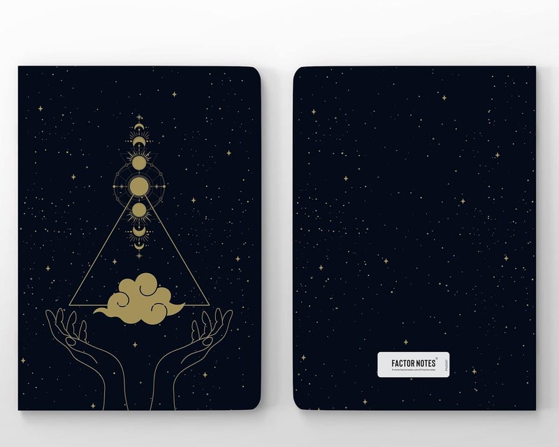 FACTOR NOTES دفتر A5: مخطط | 90 جرام | 160 صفحة (سماوي) - Image 5