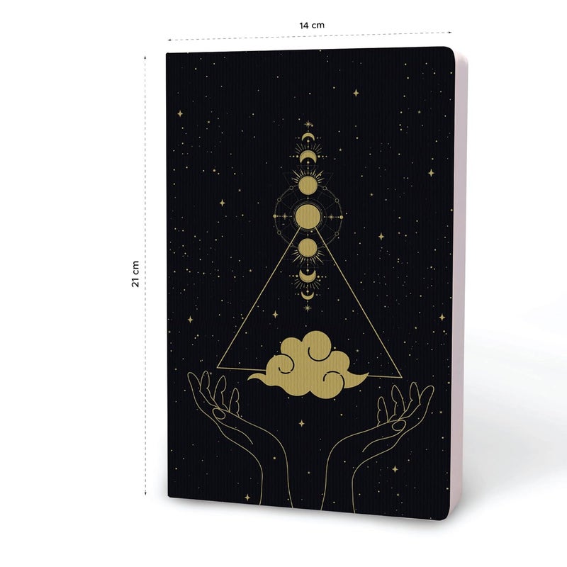 FACTOR NOTES دفتر A5: مخطط | 90 جرام | 160 صفحة (سماوي) - Image 2