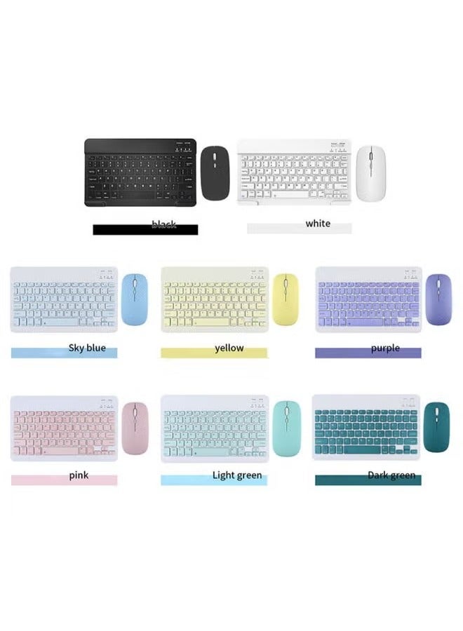 MIGOFAST Bluetooth Keyboard and Mouse Combo Ultra Slim Portable Compact Wireless Mouse Keyboard Set for IOS Android Windows Tablet Phone iPhone iPad Pro Air Mini - Image 4