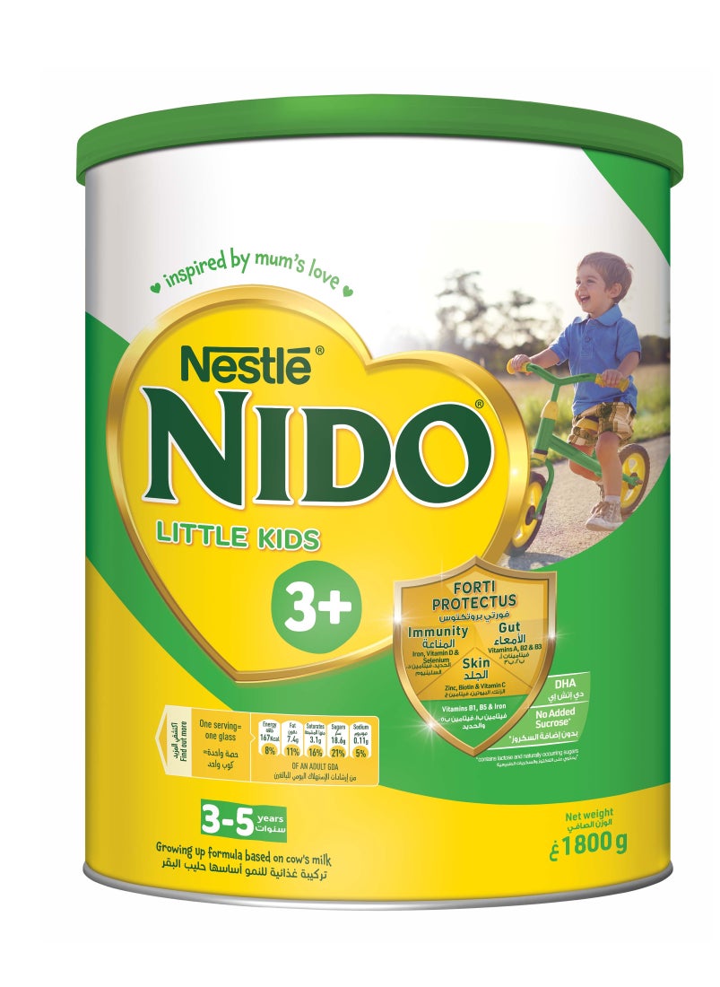 نيدو Little Kid 3+ Growing Up Milk Powder, 3-5Years  - Image 1