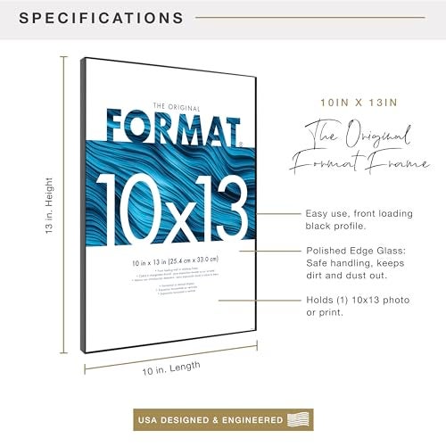 MCS Format Picture Frames, Gallery Wall Frames, Black, 10 x 13, Single - Image 5