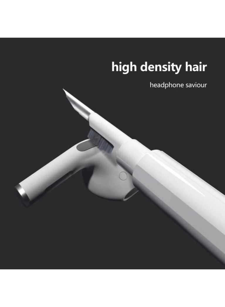 Cleaner Kit for Airpods Pro 1 2 Multi-Function Cleaning Pen Soft Brush for Bluetooth Earphones Case, Wireless Earphones, Wireless Earbuds Cleaning Tools for Huawei Samsung MI Earbuds-White - Image 2