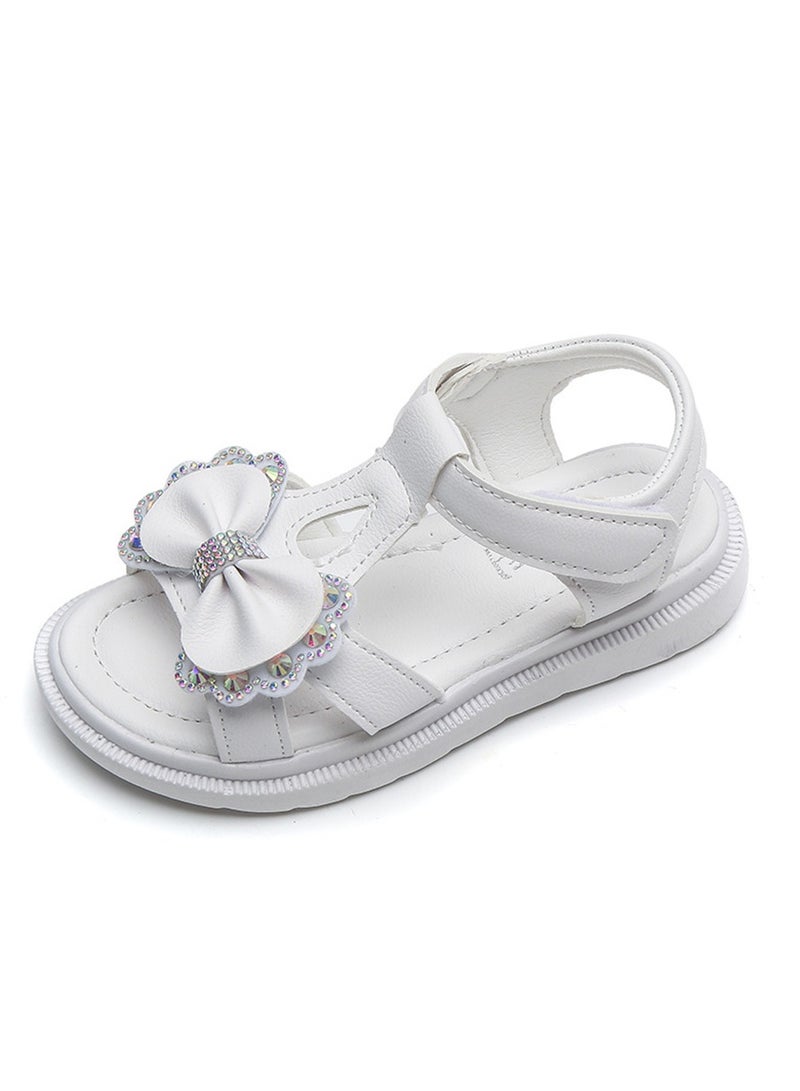 Girls Sandals Summer Children Princess Sandals Student Soft Sole Little Girl Velcro Ultra Light Shoes - Image 3
