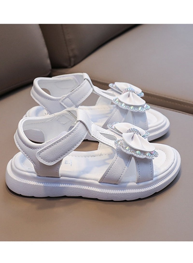 Girls Sandals Summer Children Princess Sandals Student Soft Sole Little Girl Velcro Ultra Light Shoes - Image 4