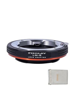 PHOLSY Lens Mount Adapter Compatible with Leica M LM, Zeiss ZM, Voigtlander VM Mount Lens Compatible with Leica M to E Camera Compatible with Sony a1 a9 a7S a7R a7 a6600 a6500 a6400 a5100 NEX etc.  - Image 1