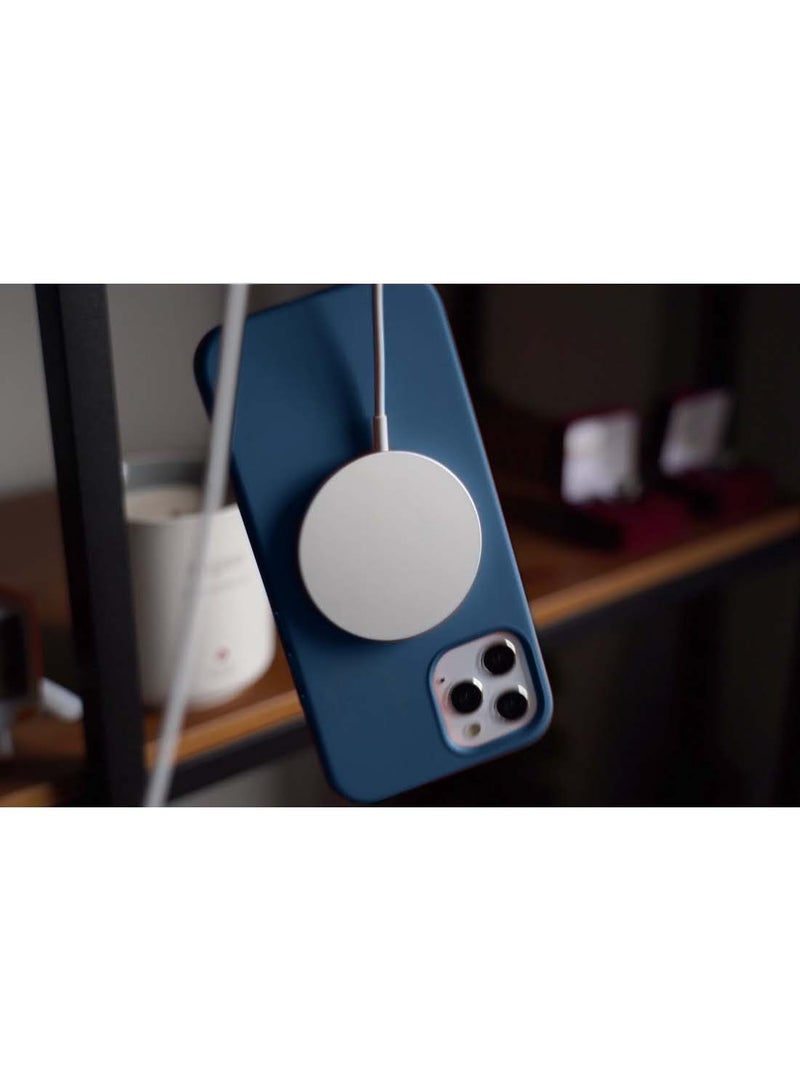 Wtech Apple iPhone 16 Pro Max 2024 Premium Soft Liquid Silicone Case Cover - Dark Blue - Image 5