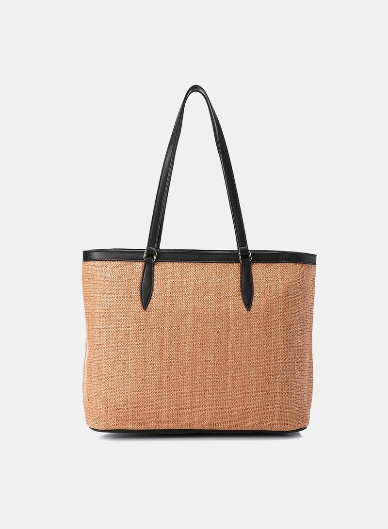 Dejavu Elegant Shoulder Bag-OYE-DJTX-011-Camel - Image 3