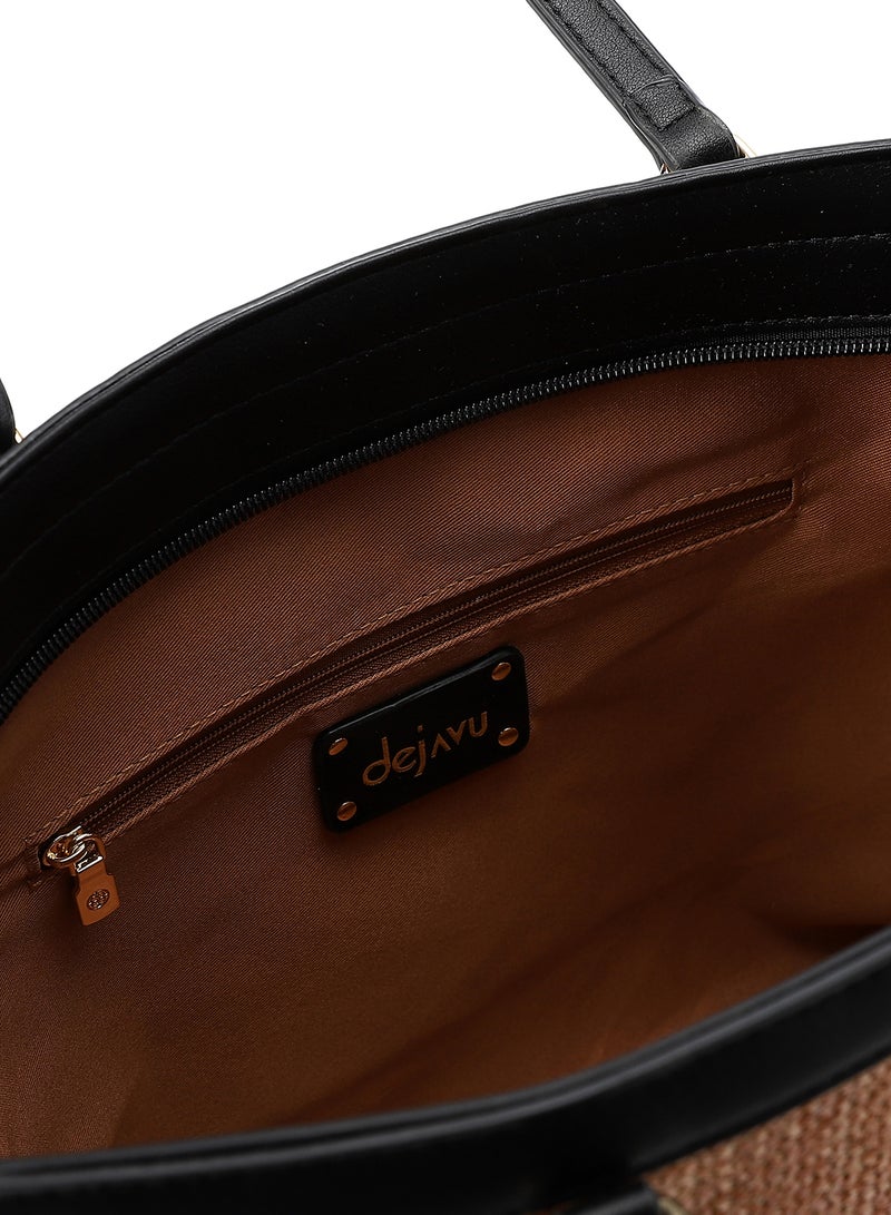 Dejavu Elegant Shoulder Bag-OYE-DJTX-011-Camel - Image 4